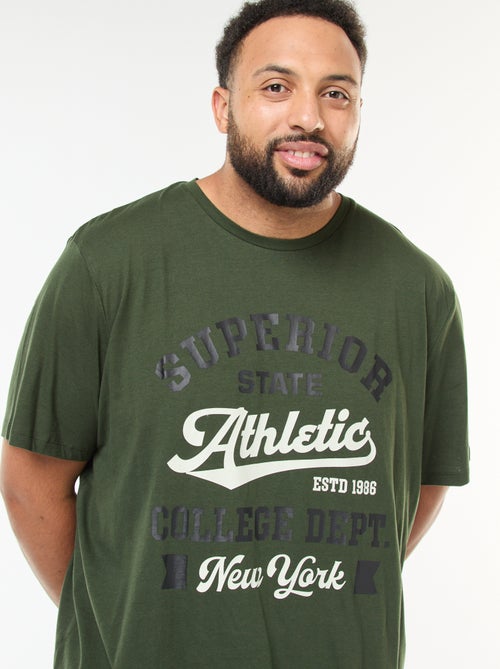 T-shirt met print en korte mouw - Kiabi