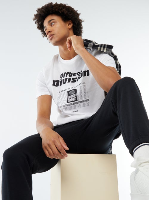 T-shirt met print en korte mouw - Kiabi T-shirt met print en korte mouw - Kiabi