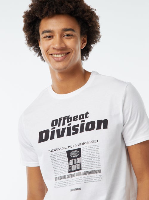 T-shirt met print en korte mouw - Kiabi T-shirt met print en korte mouw - Kiabi