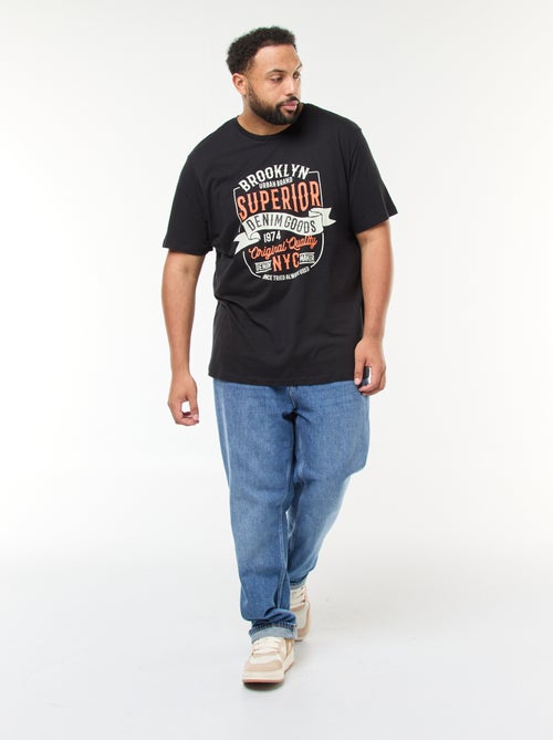 T-shirt met print en korte mouw - Kiabi