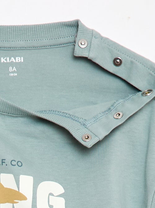 T-shirt met print en korte mouwen - Collectie gemakkelijk aan te trekken - Kiabi