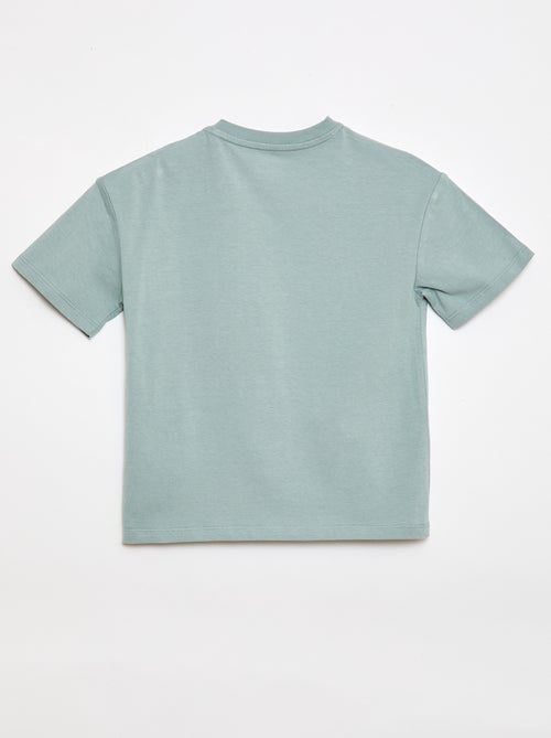 T-shirt met print en korte mouwen - Collectie gemakkelijk aan te trekken - Kiabi