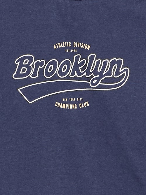 T-shirt met print en korte mouwen - Gemakkelijk aan te trekken collectie - Kiabi