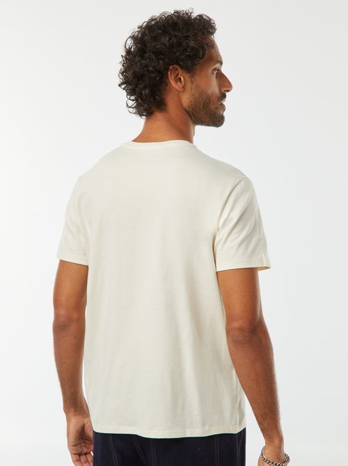 T-shirt met print en korte mouwen - Kiabi