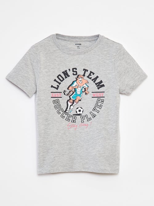 T-shirt met print en korte mouwen - Kiabi
