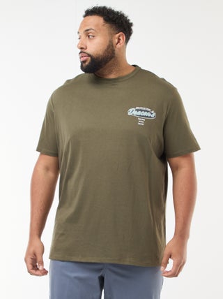 T-shirt met print en korte mouwen