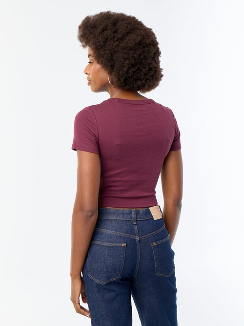 T-shirt met print en korte mouwen met motief - Kiabi T-shirt met print en korte mouwen met motief - Kiabi