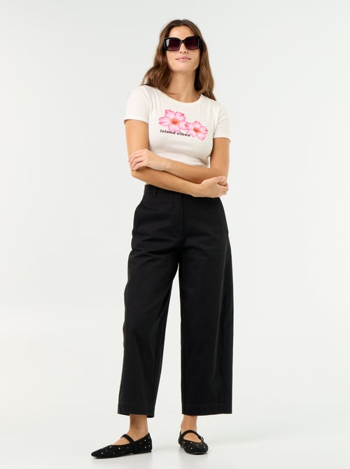 T-shirt met print en korte mouwen met motief - Kiabi T-shirt met print en korte mouwen met motief - Kiabi