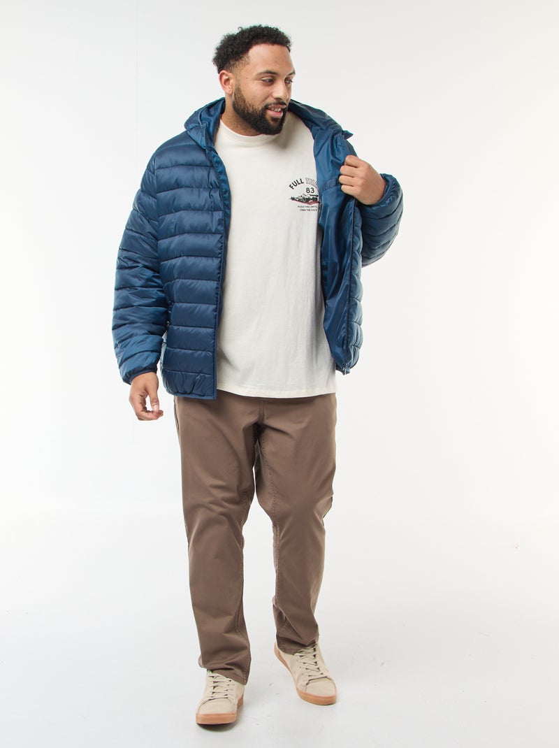 T-shirt met print en korte mouwen Wit - Kiabi