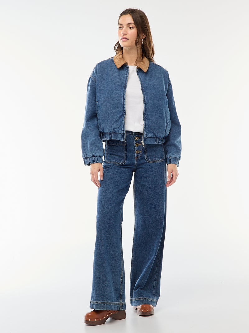 T-shirt met print en korte mouwen Wit - Kiabi