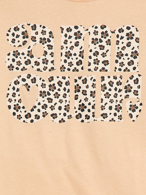 T-shirt met print en lange mouw - Kiabi
