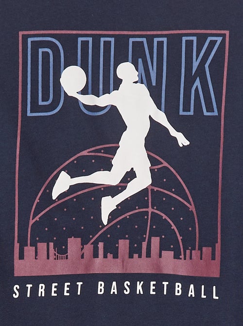 T-shirt met print en lange mouw - Kiabi