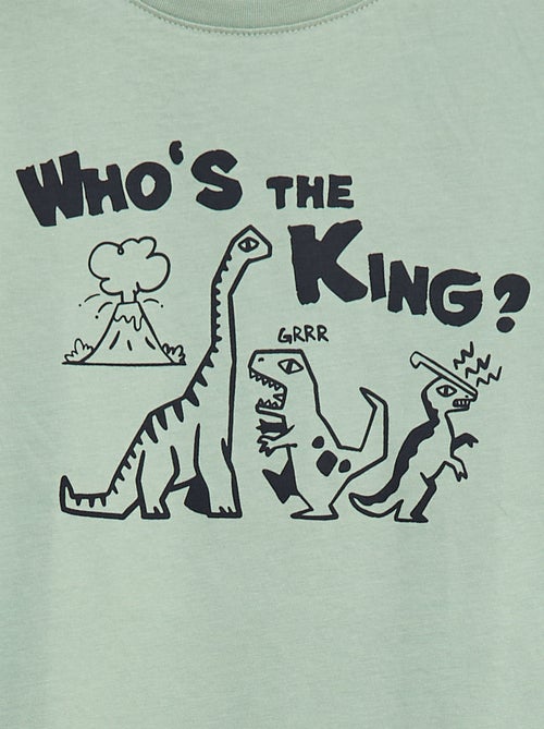 T-shirt met print en lange mouw - Kiabi