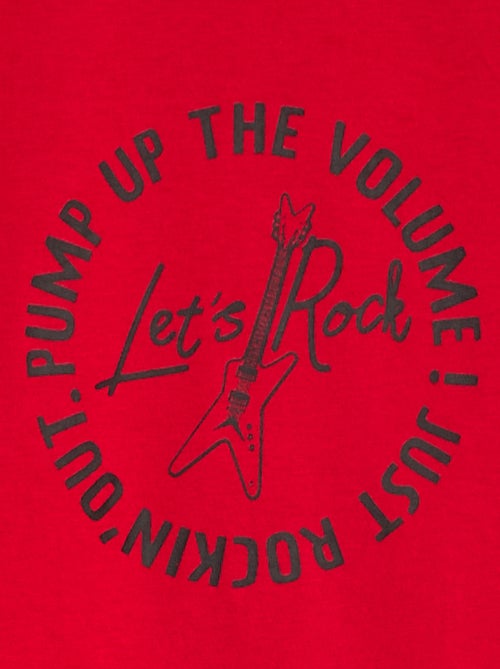 T-shirt met print en lange mouw - Kiabi