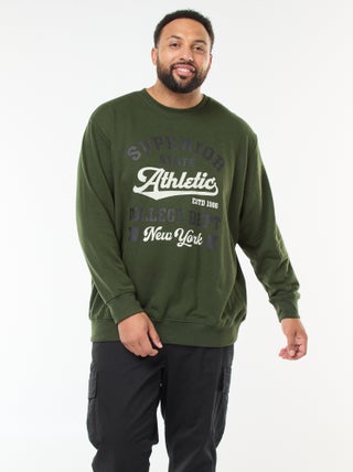 T-shirt met print en lange mouwen