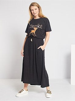 Damesmode maat 34-48 - T-shirt met print - Kiabi