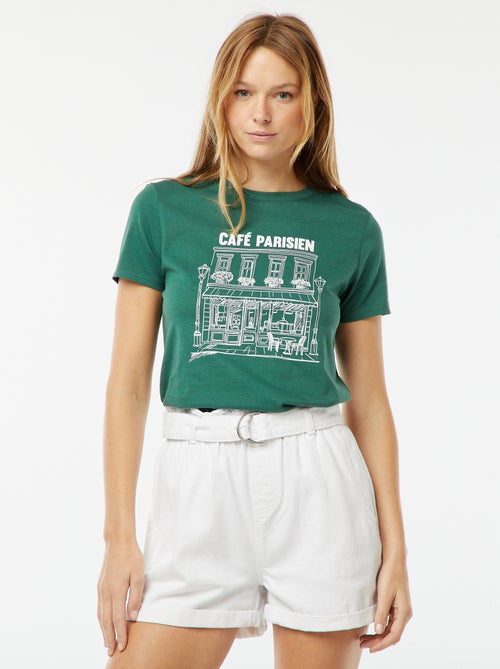 T-shirt met print - Kiabi