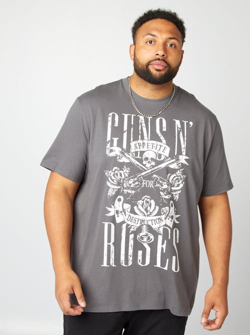 T-shirt met print 'Guns N' Roses' - Kiabi