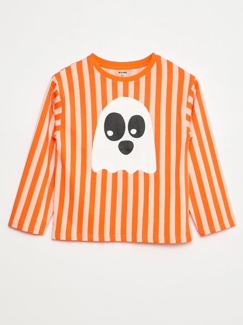 T-shirt met print 'Halloween' - Kiabi