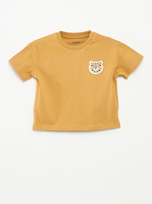 T-shirt met print in reliëf - Kiabi