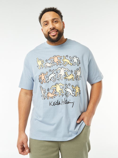 T-shirt met print 'Keith Haring' - Kiabi