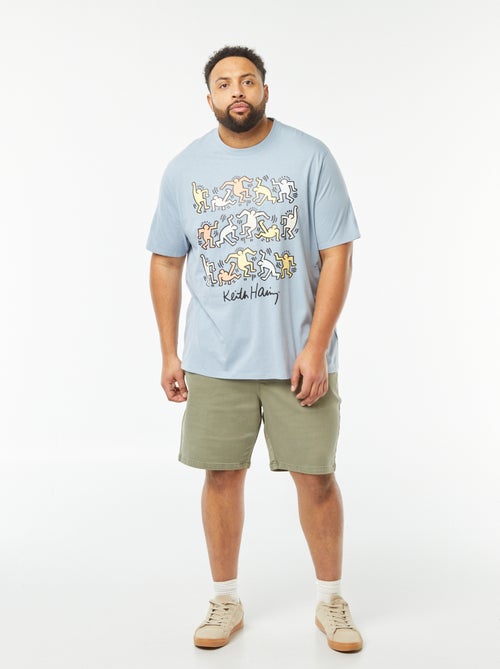 T-shirt met print 'Keith Haring' - Kiabi