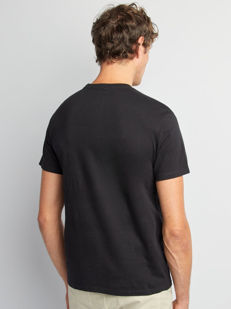 T-shirt met print 'Ken' 'Barbie' zwart - Kiabi