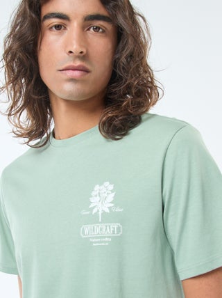 T-shirt met print, korte mouw en ronde hals