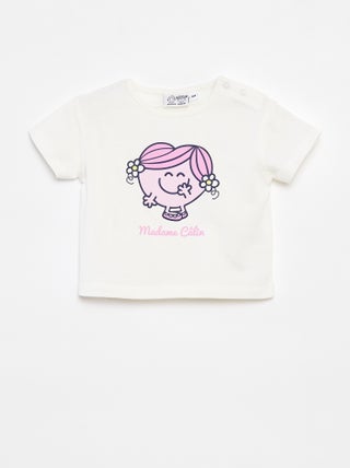 T-shirt met print 'Madame Câlin'