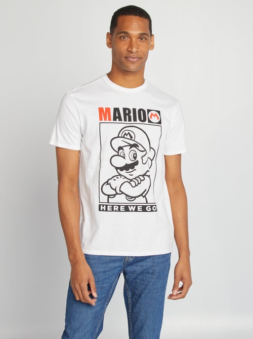 T-shirt met print 'Mario' - Kiabi