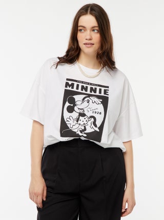 T-shirt met print 'Minnie'