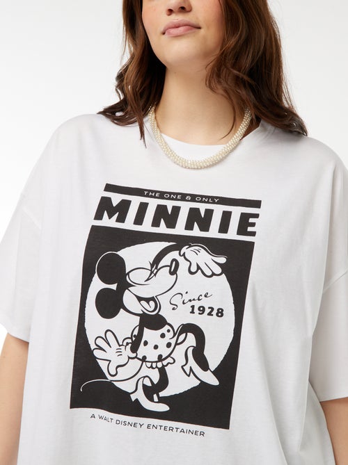 T-shirt met print 'Minnie' - Kiabi