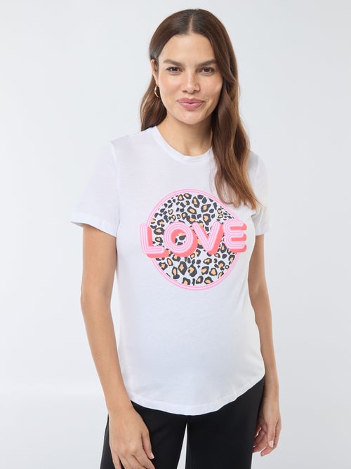 T-shirt met print 'Only Maternity' - Kiabi