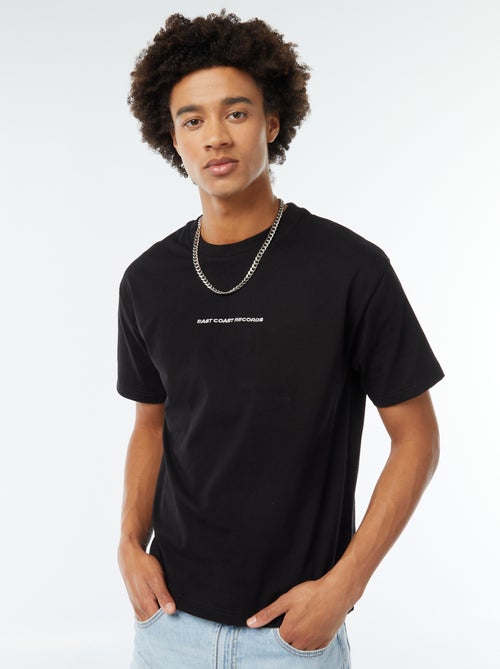 T-shirt met print op de borst - Kiabi