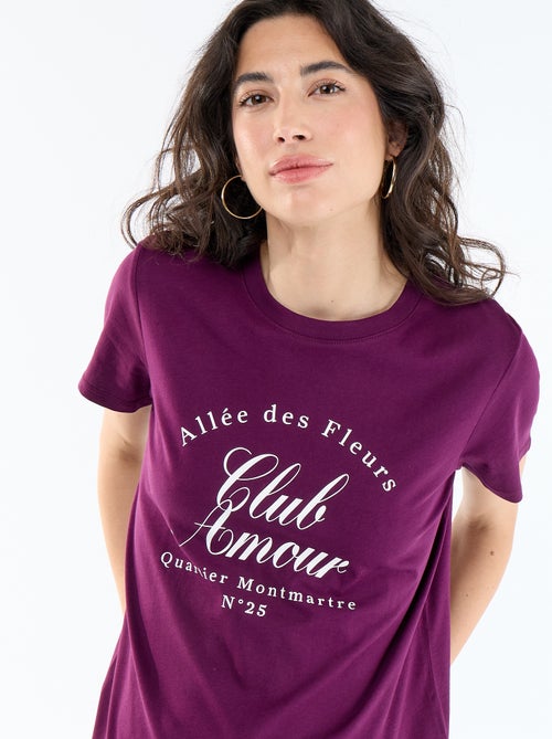 T-shirt met print - Kiabi