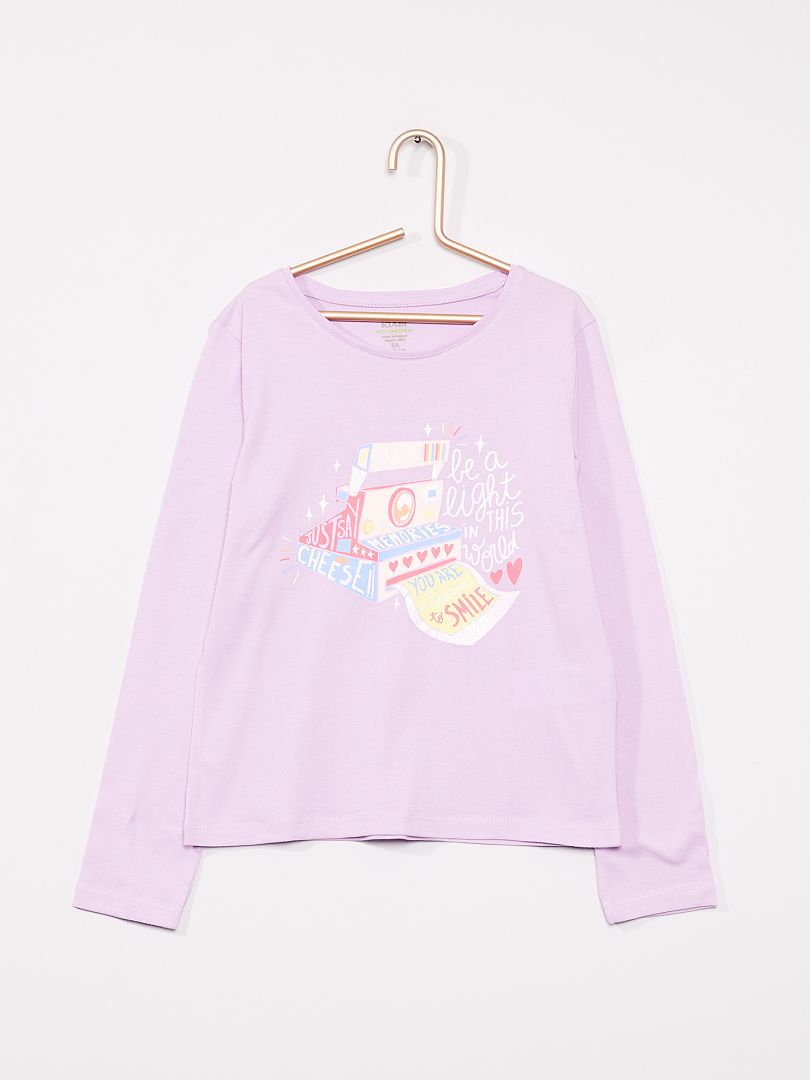 Pastel paars online shirt