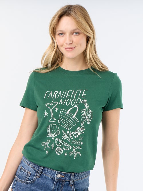 T-shirt met print - Kiabi