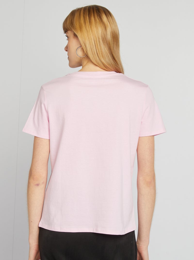 T-shirt met print ROSE - Kiabi