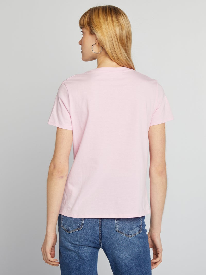 T-shirt met print ROSE - Kiabi