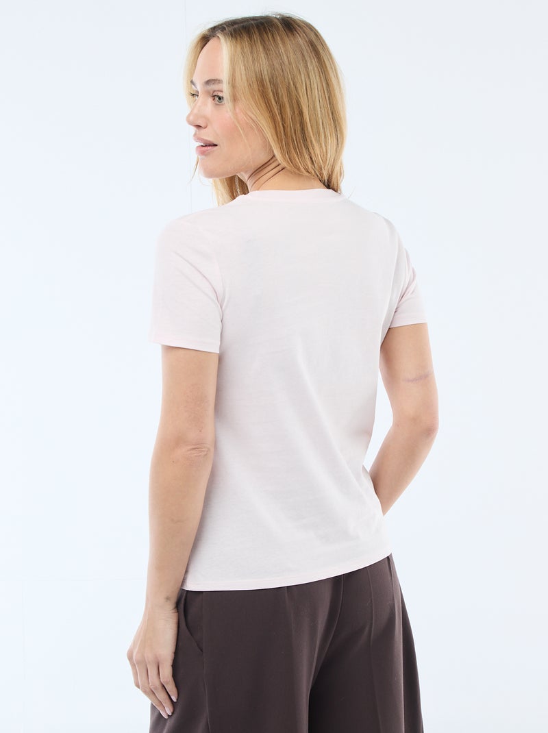 T-shirt met print Rose - Kiabi