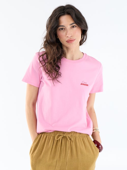 T-shirt met print - Kiabi