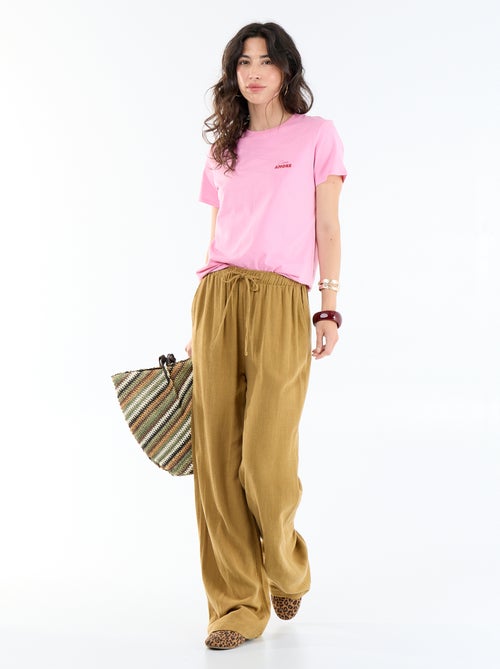 T-shirt met print - Kiabi