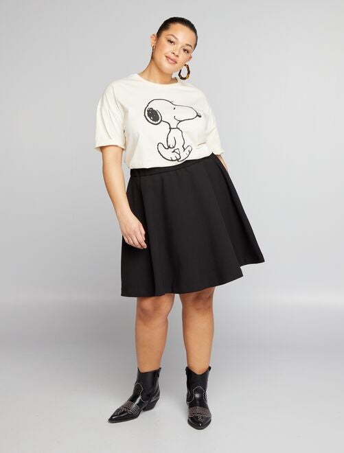 T-shirt met print 'Snoopy' - Kiabi