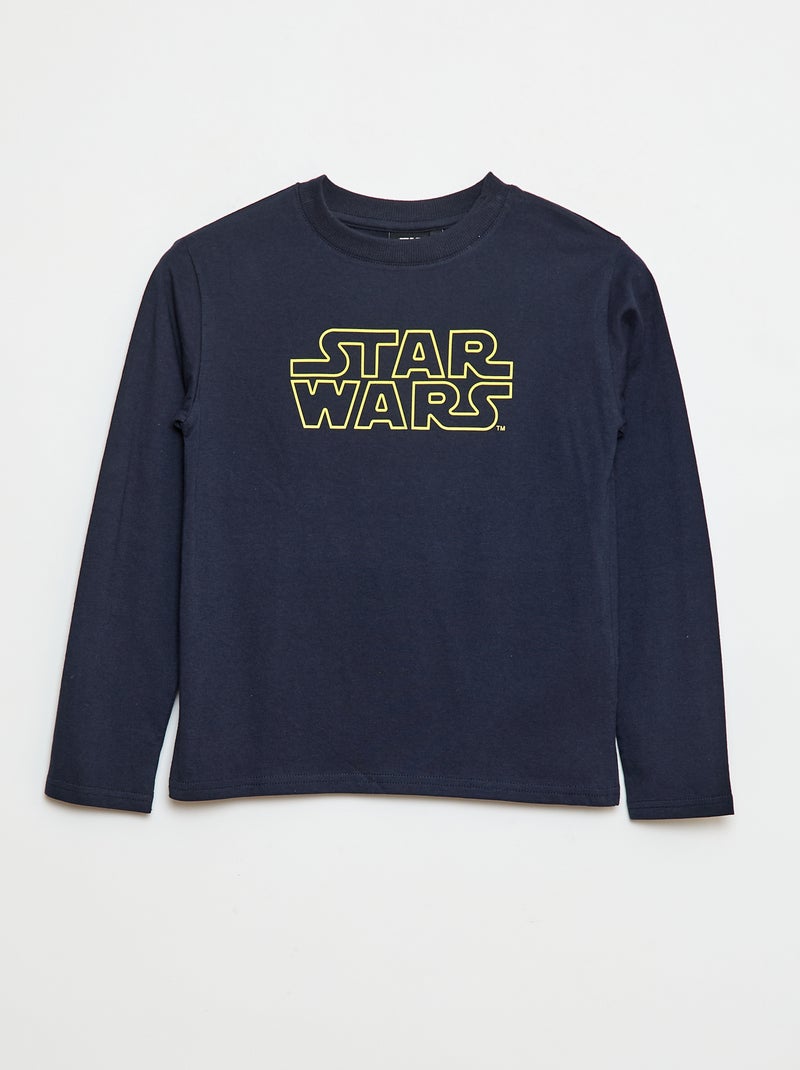 T-shirt met print 'Star Wars' 'Disney' Blauw - Kiabi