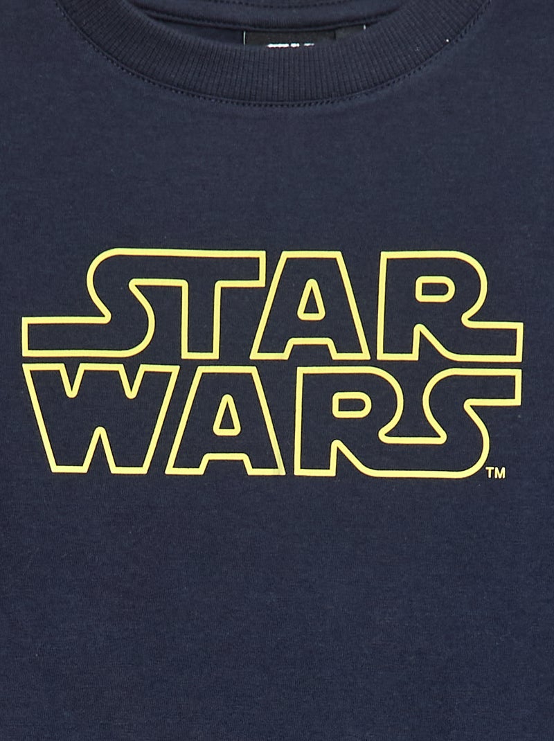 T-shirt met print 'Star Wars' 'Disney' Blauw - Kiabi