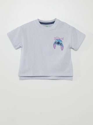 T-shirt met print 'Stitch'