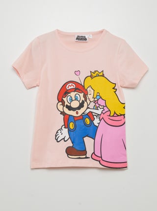 T-shirt met print 'Super Mario'