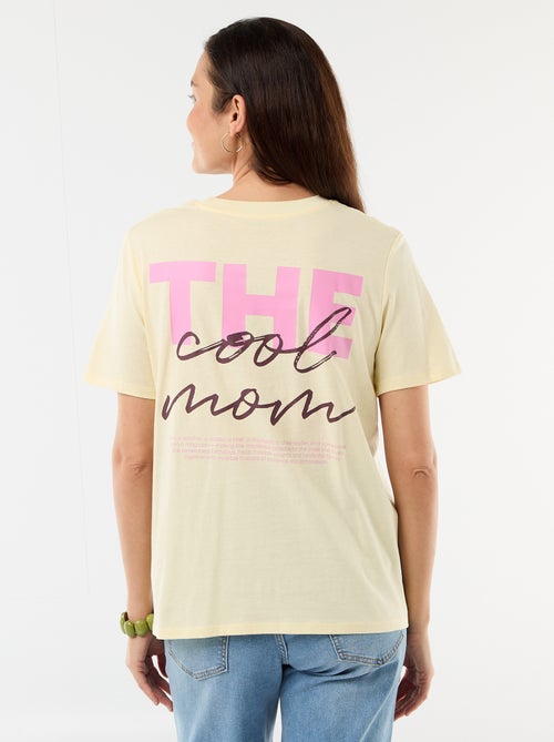 T-shirt met print voor borstvoeding - Kiabi T-shirt met print voor borstvoeding - Kiabi