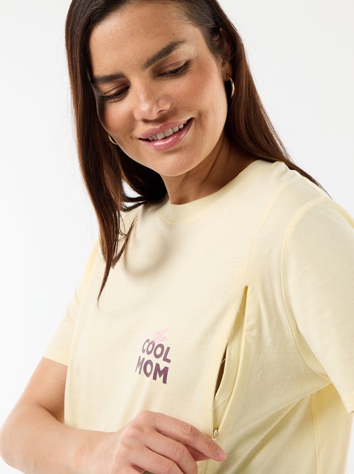 T-shirt met print voor borstvoeding - Kiabi T-shirt met print voor borstvoeding - Kiabi