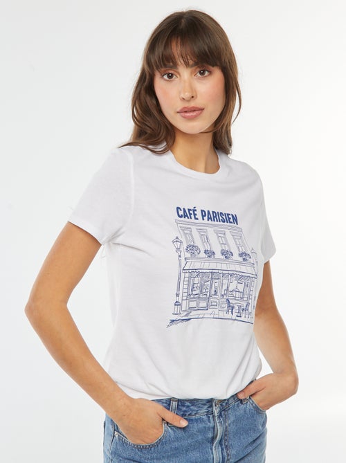 T-shirt met print - Kiabi